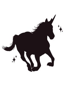 Трафарет Единорога 20