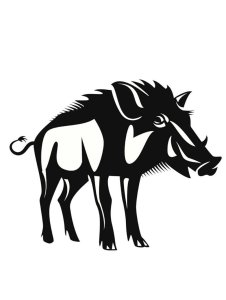 Трафарет Кабана 10