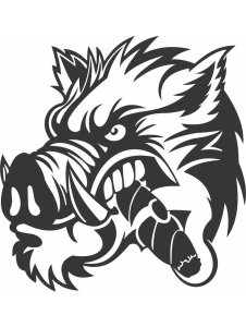 Трафарет Кабана 12