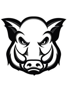 Трафарет Кабана 19