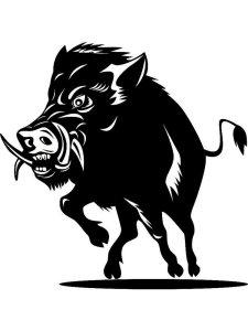 Трафарет Кабана 4