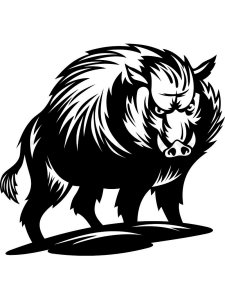 Трафарет Кабана 9