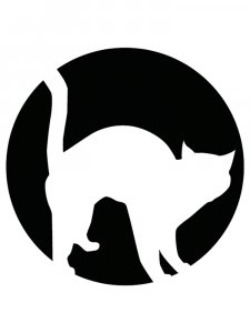 Трафарет Кошки 15