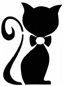 Трафарет Кошки 21