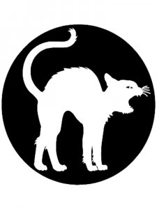 Трафарет Кошки 3
