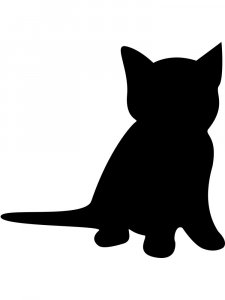 Трафарет Котят 2