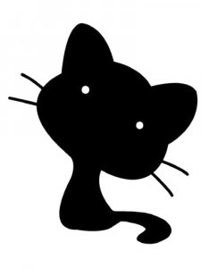 Трафарет Котят 7