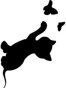 Трафарет Котят 8