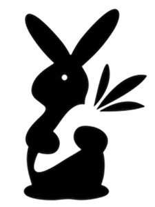 Трафарет Кролика 17