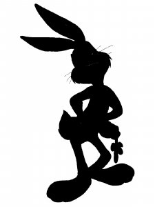 Трафарет Кролика 22