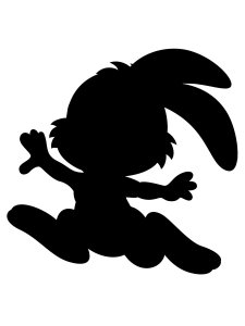 Трафарет Кролика 24