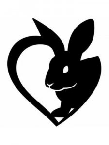 Трафарет Кролика 28