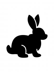 Трафарет Кролика 30