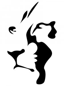 Трафарет Льва 13