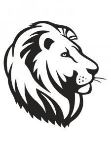 Трафарет Льва 21