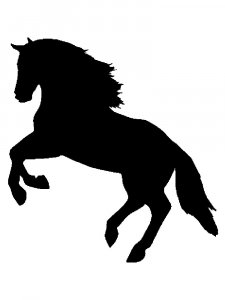 Трафарет Лошади 5