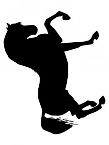 Трафарет Лошади 6