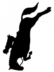 Трафарет Лошади 9