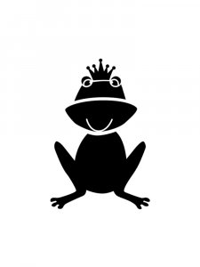 Трафарет Лягушки 3