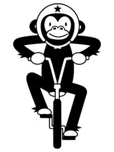 Трафарет Обезьяны 23