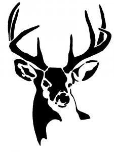 Трафарет Оленя 1