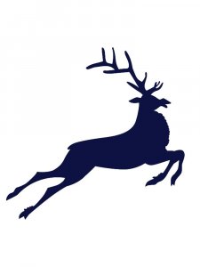 Трафарет Оленя 11