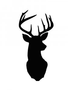 Трафарет Оленя 2