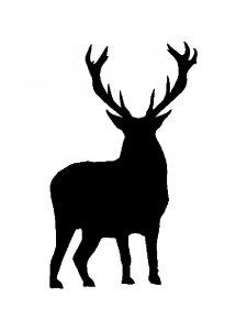 Трафарет Оленя 3