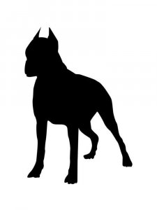 Трафарет Собаки 12