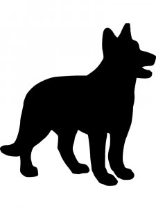 Трафарет Собаки 15