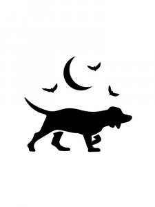 Трафарет Собаки 19