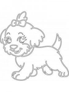 Трафарет Собаки 25