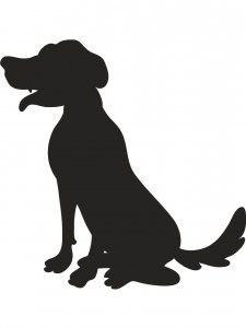 Трафарет Собаки 32