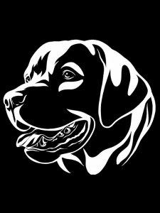 Трафарет Собаки 33