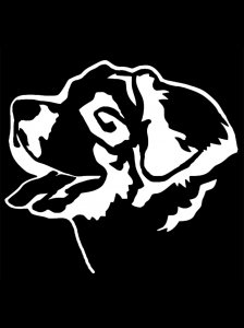 Трафарет Собаки 36