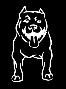 Трафарет Собаки 37