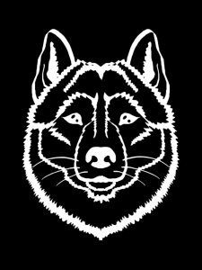 Трафарет Собаки 39