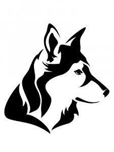 Трафарет Собаки 6