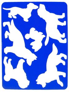 Трафарет Собаки 8