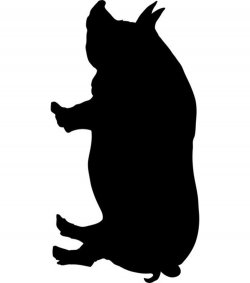 Трафарет Свиньи 6