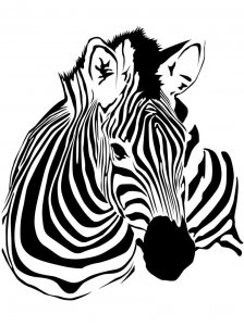 Trafarety Zebra 10