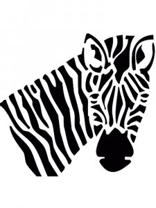 Trafarety Zebra 6