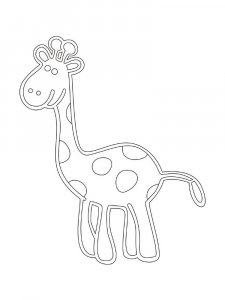 Трафарет Жирафа 2