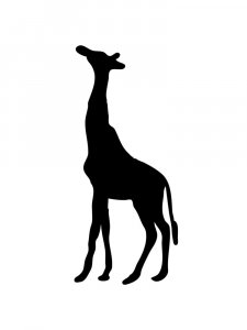 Трафарет Жирафа 7