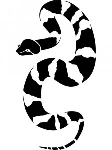 Трафарет Змеи 1