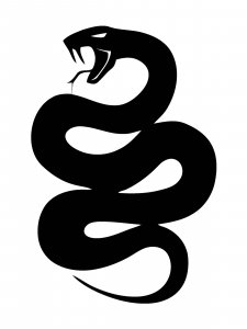 Трафарет Змеи 16