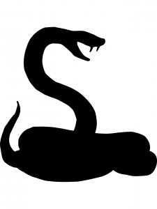 Трафарет Змеи 17