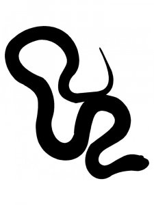 Трафарет Змеи 2