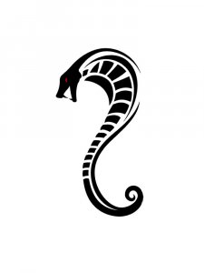 Трафарет Змеи 3