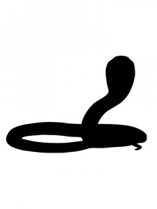 Трафарет Змеи 9